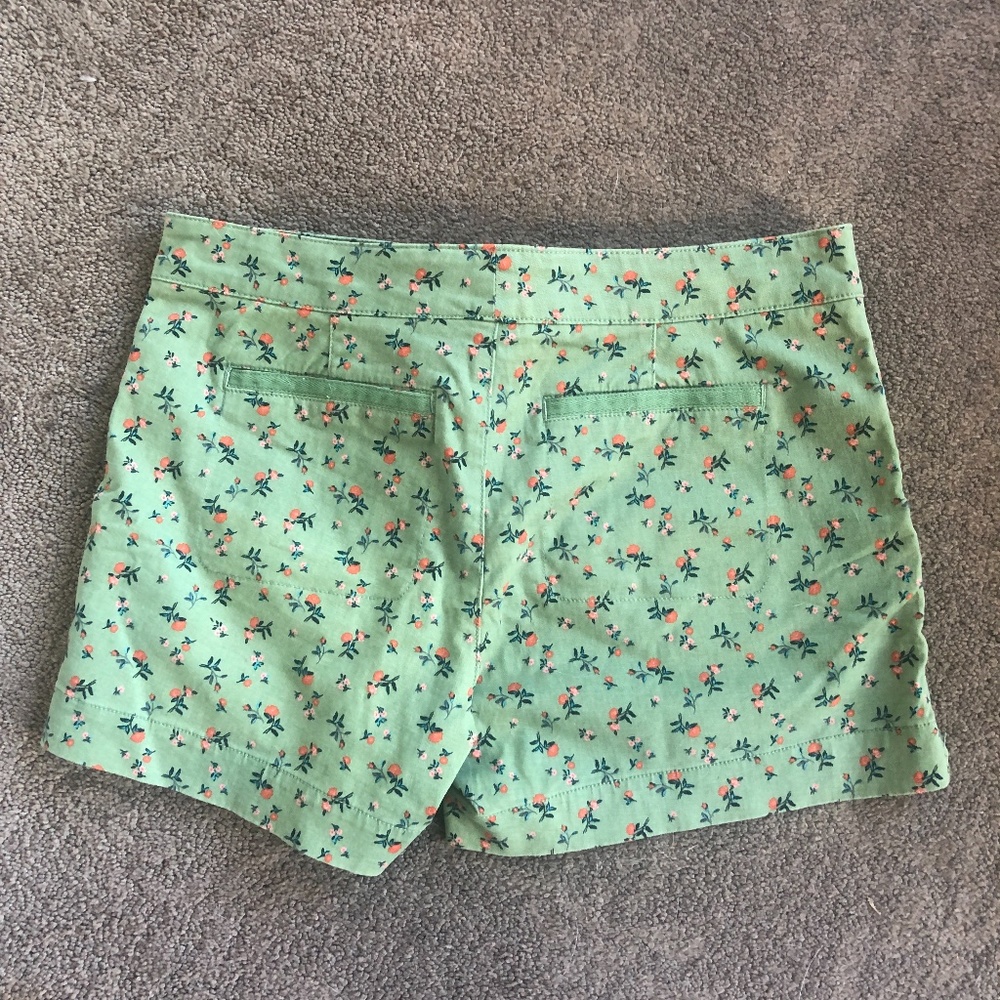 Sanctuary x Anthropologie | Odyssy green floral shorts | sz 31 | like new - Picture 3 of 4
